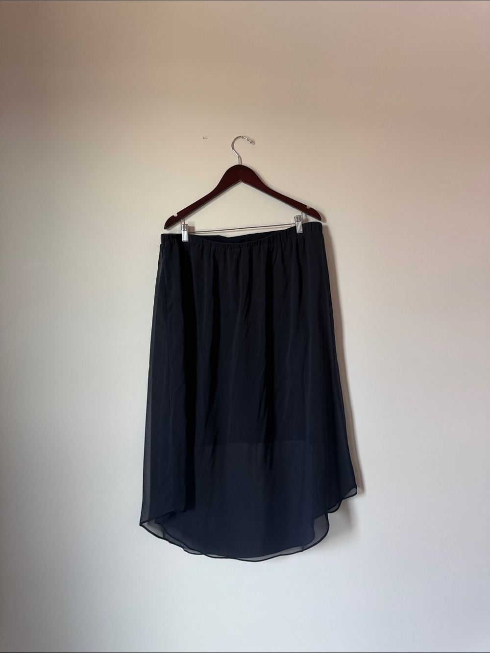 Joe Fresh NavyChiffon Midi Skirt